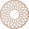 Ekena Millwork Cannes Wood Fretwork Pierced Ceiling Medallion, Cherry, 28"OD x 9 5/8"ID x 3/8"T CMWP28X28X0375CNCH - alternate 3